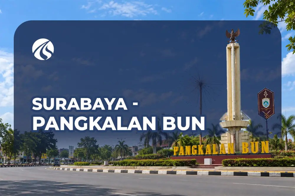 Ekspedisi Surabaya Pangkalan Bun, tugu di pusat kota Pangkalan Bun